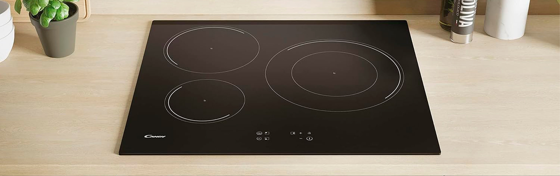 placa inducción candy 3 fuegos
