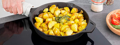 sartenes hierro fundido induccion