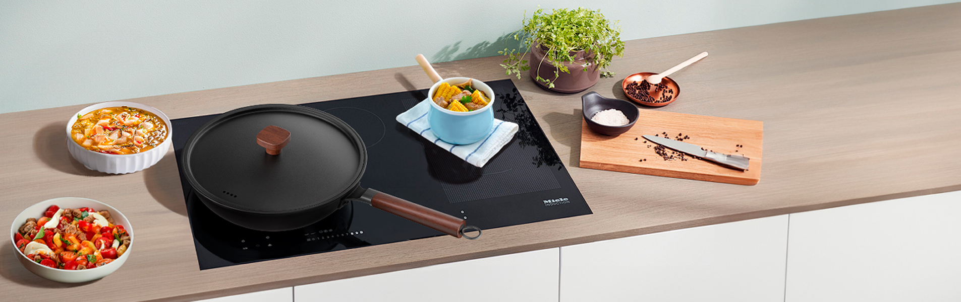 cocinar con wok en inducción